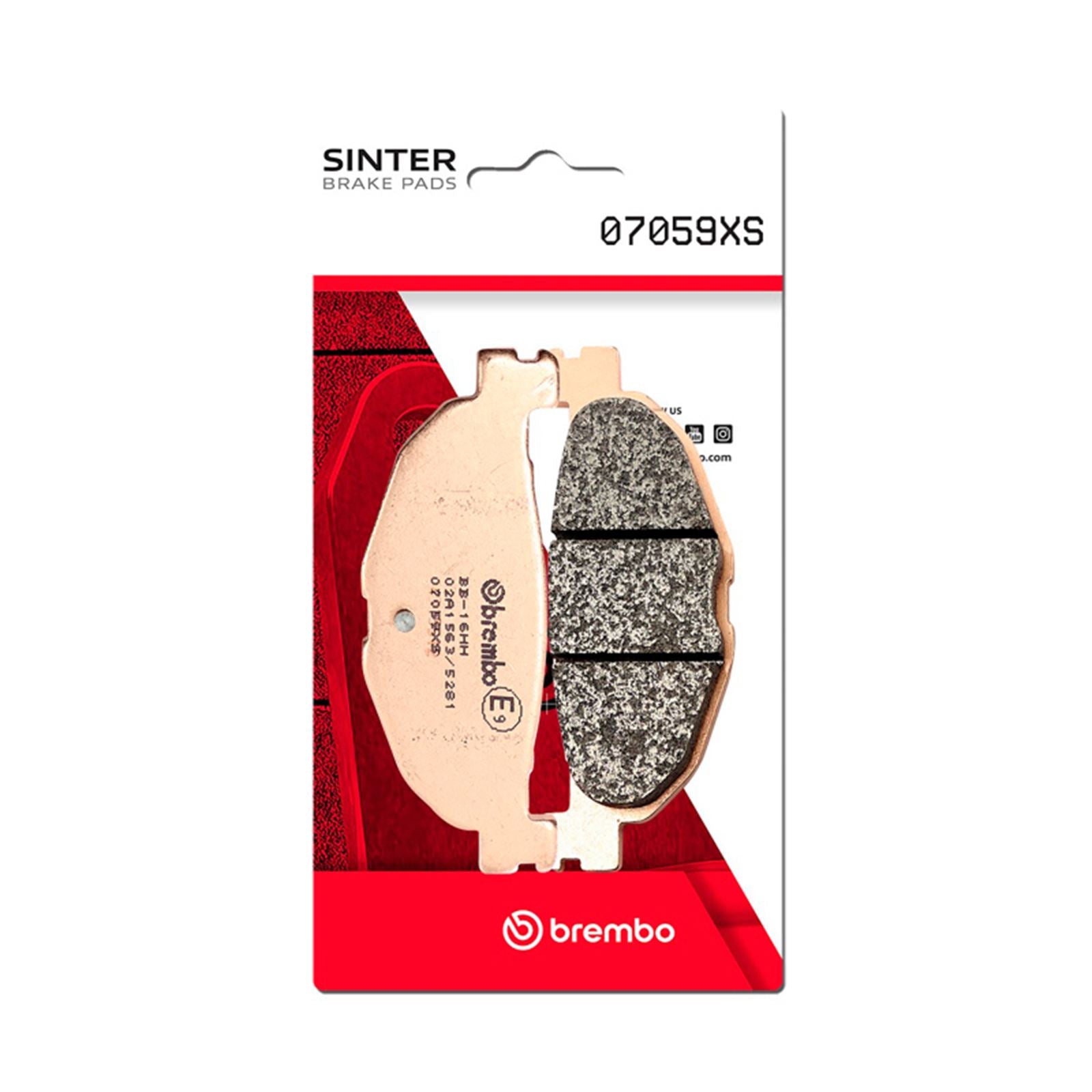 Brembo OE - Powersports Brake Pad - Rear fits 04-04 Yamaha YP Majesty 400cc [MPN: 07059XS]_1727875