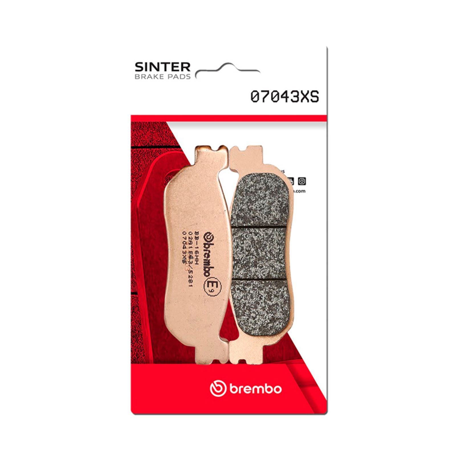 Brembo OE - Powersports Brake Pad - Rear fits 00-02 Yamaha 250cc [MPN: 07043XS]_1729346