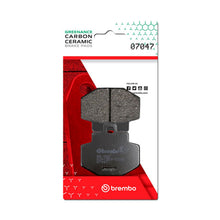 Brembo OE - Powersports Carbon Ceramic Brake Pad - Rear fits Benelli /Gilera /Piaggio  [MPN: 07047]_1728789
