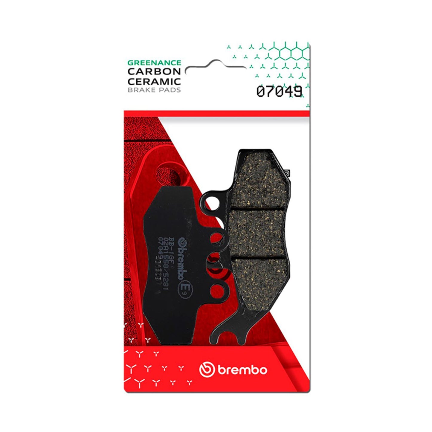 Brembo OE - Powersports Carbon Ceramic Brake Pad - Front fits Sherco SE/Yamaha DT/TZR/XT [MPN: 07049]_1727896