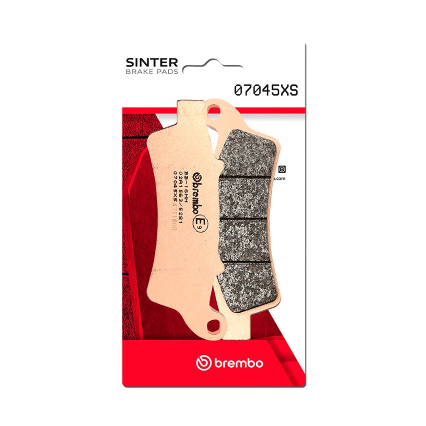 Brembo OE - Powersports Sinter Brake Pad - Front fits Kymco /Malaguti /Piaggio [MPN: 07045XS]_1730060