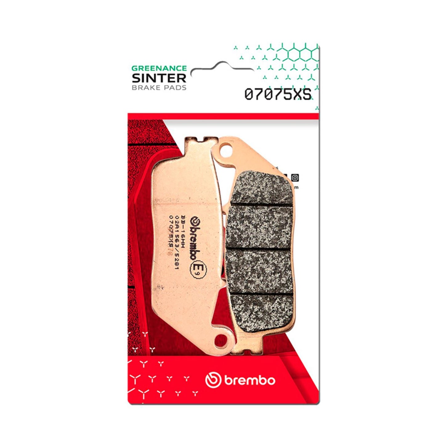 Brembo OE - Powersports Brake Pad - Rear fits 06-08 Honda FJS Silverwing 400cc [MPN: 07075XS]_1728145