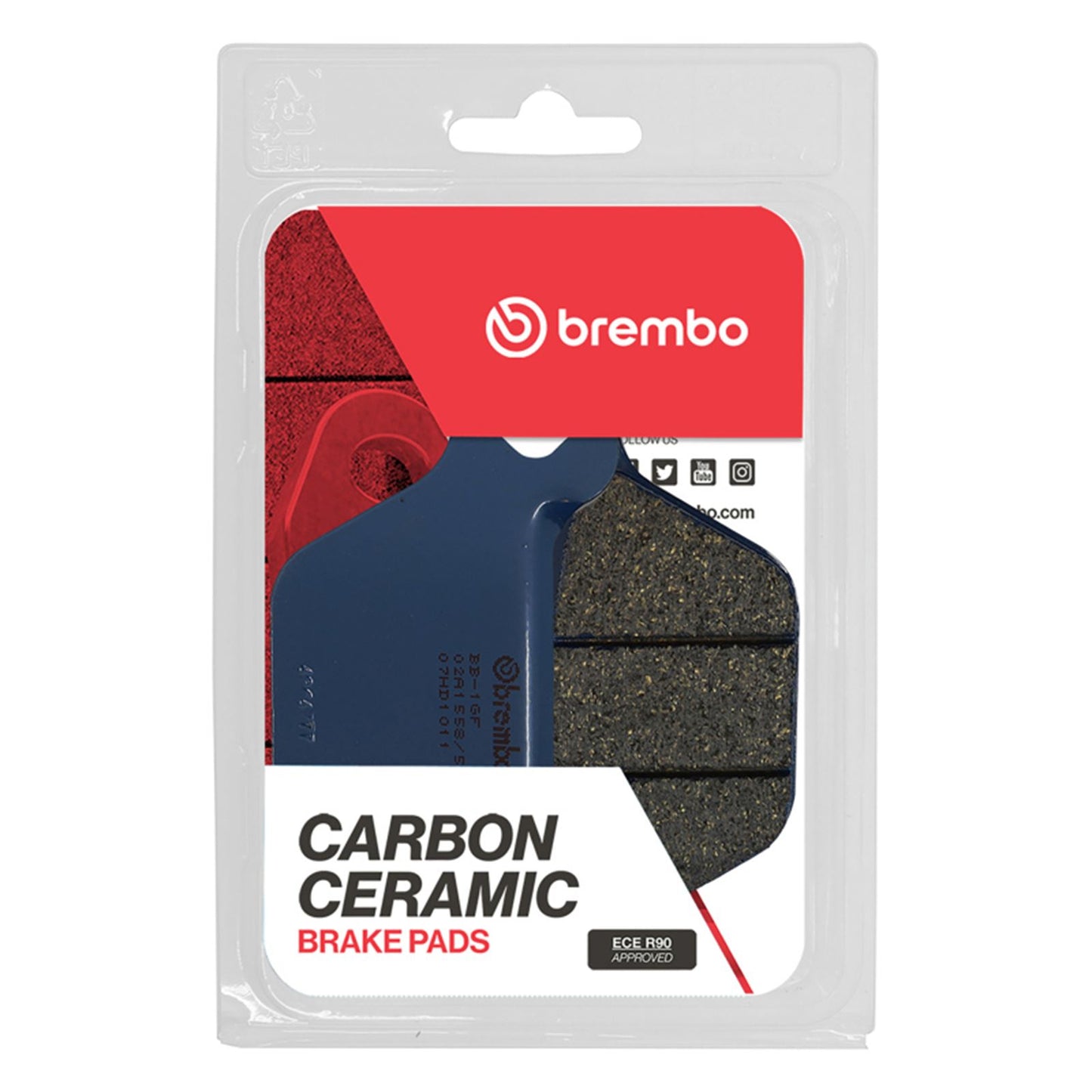 Brembo OE - Powersports Brake Pad - Rear fits 88-99 Harley Davidson XLH Series EVcc [MPN: 07HD1011]_1728022