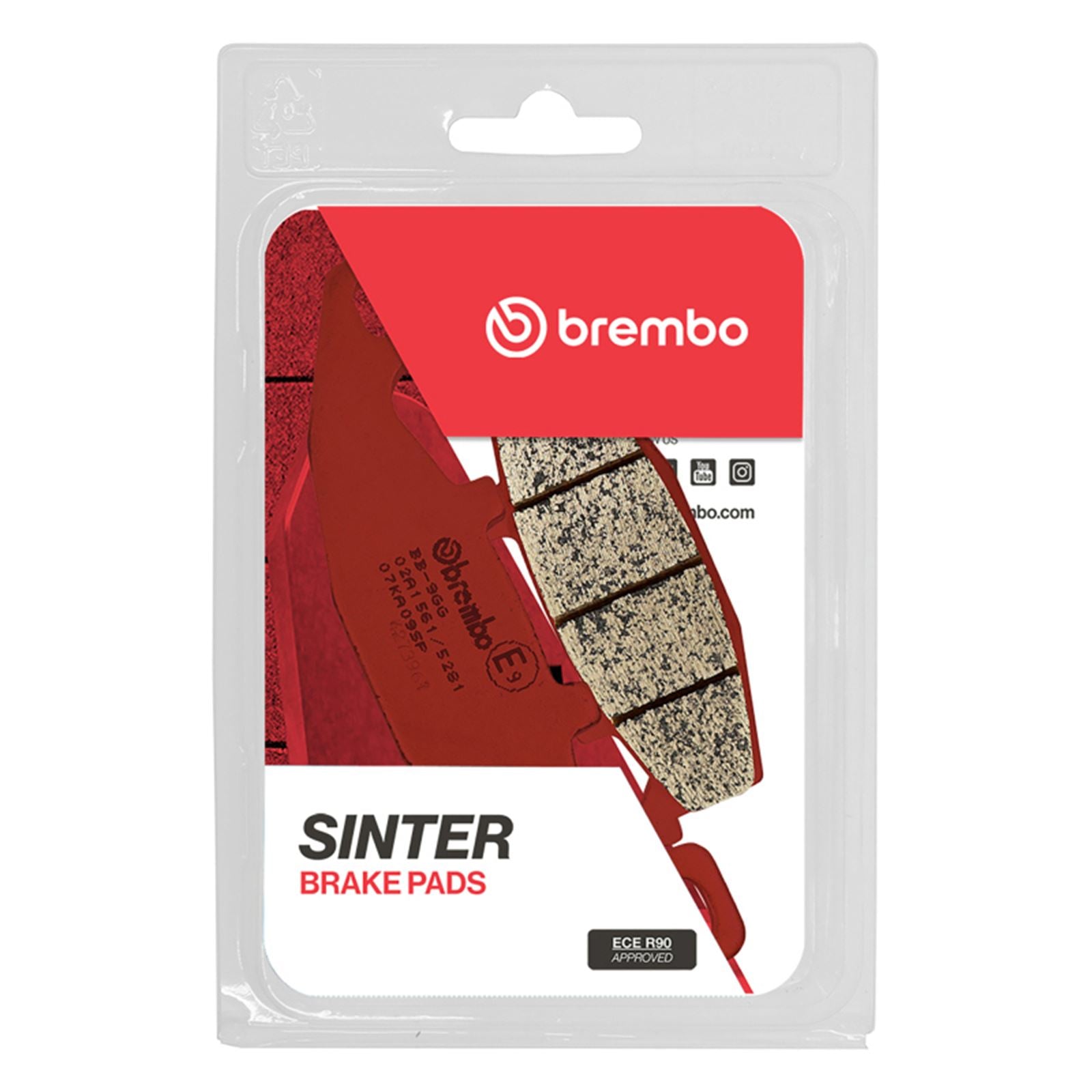 Brembo OE - Powersports Brake Pad - Rear fits 87-87 Kawasaki GPZ R 400cc  [MPN: 07KA09SP]_1728445