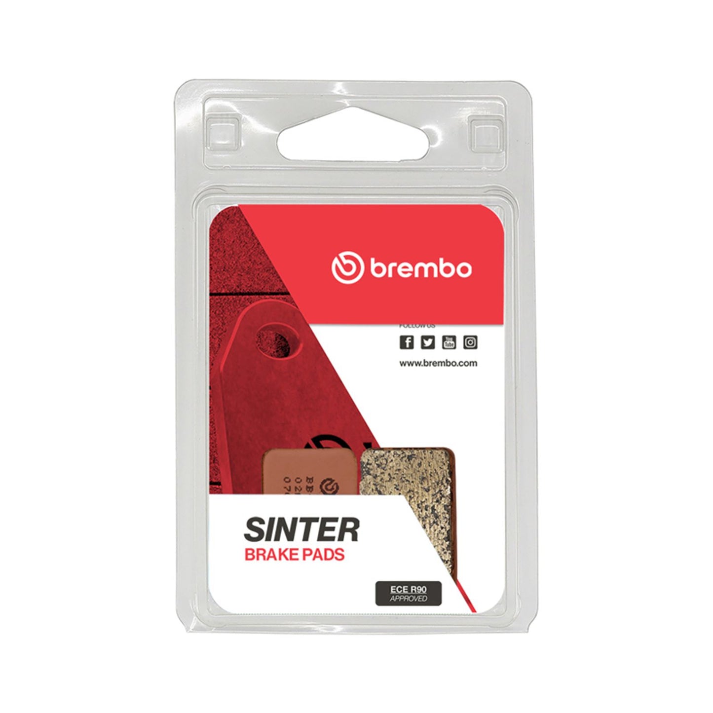 Brembo OE - Powersports Brake Pad - Rear fits 99-04 Arctic Cat 2x4 (Man. Hand Brake) 250cc [MPN: 07GR55SD]_1729150