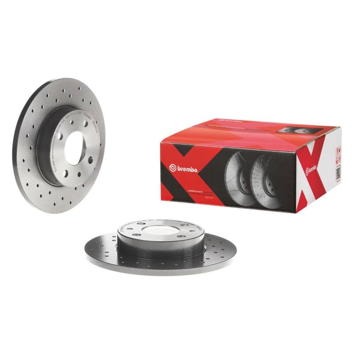 Brembo OE - Automotive Front Premium Xtra Cross Drilled Rotor fits Audi 100/A4/VW Passat [MPN: 09.5745.2X]_1724957