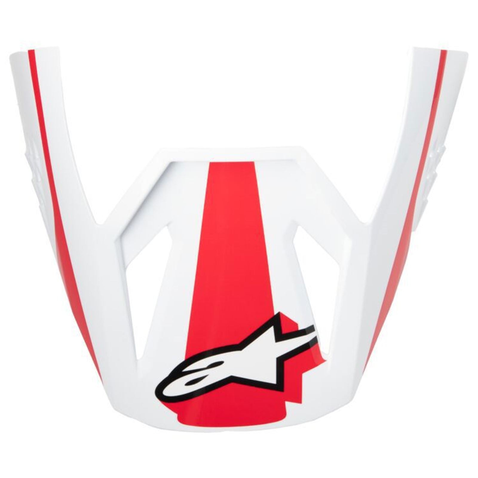 Alpinestars SM3 Heat Visor - Red/White/Black - Glossy [MPN: 8980626-3126-TU]_1867404