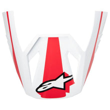 Alpinestars SM3 Heat Visor - Red/White/Black - Glossy [MPN: 8980626-3126-TU]_1867404