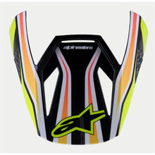 Alpinestars SM3 Youth Wurx Visor - Black/Yellow Fluo/Blue/Red - Glossy [MPN: 8980725-1574-TU]_1867691