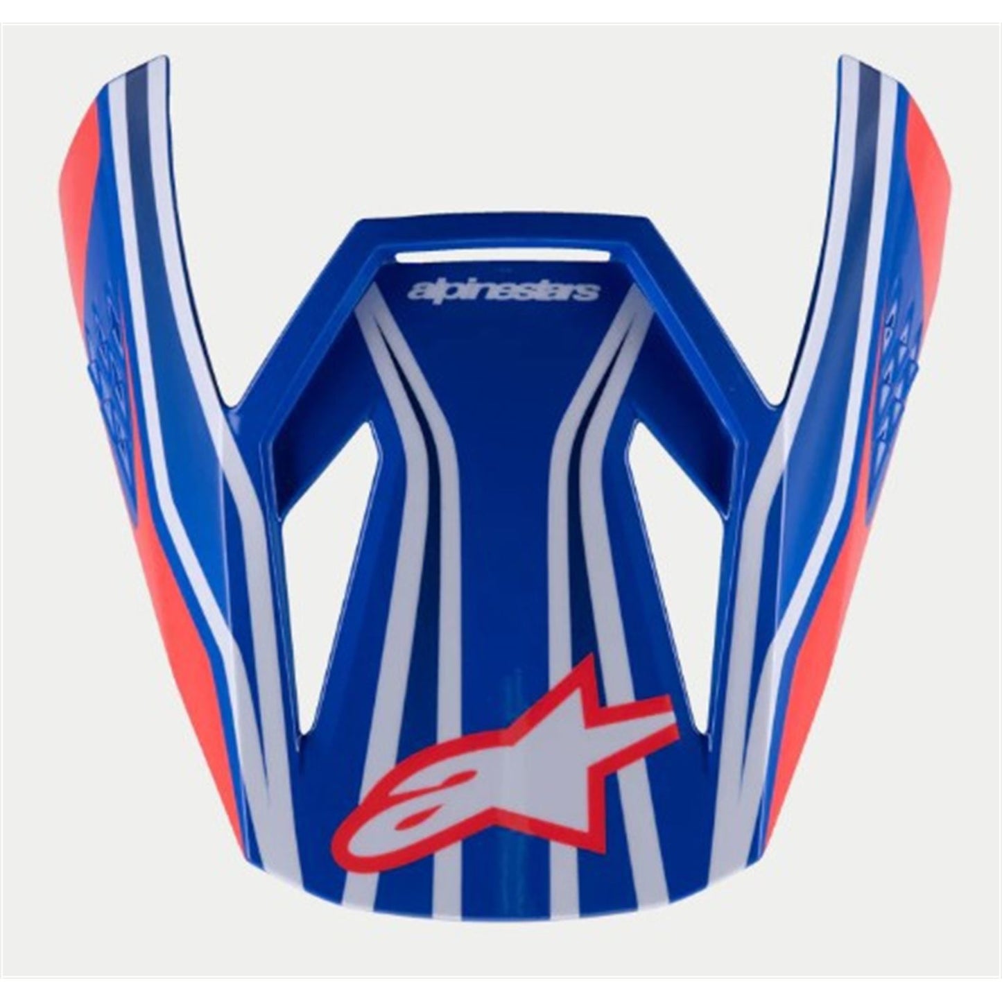 Alpinestars SM3 Youth Wurx Visor - Blue/Red/White/Black - Glossy [MPN: 8980725-7312-TU]_1867692