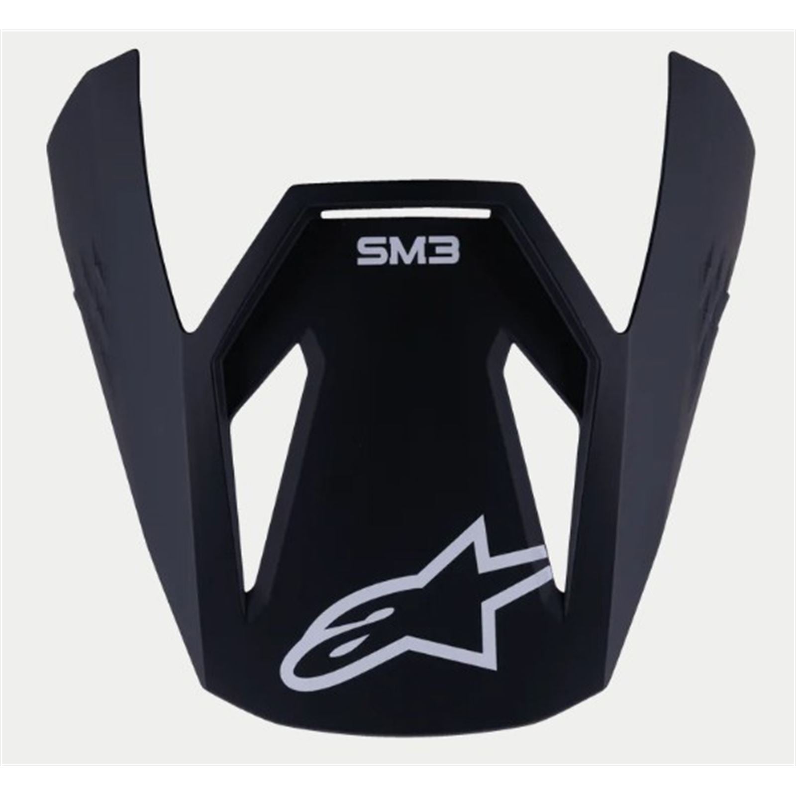 Alpinestars SM3 Youth Solid Visor - Matte Black [MPN: 8980825-110-TU]_1867414