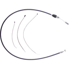 Drag Specialties Quick Connect Clutch Cable - Upper - Black/Chrome 0652-3254_1726930