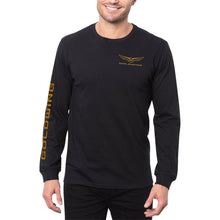 Honda Goldwing Long-Sleeve T-Shirt - Black/Gold_1727001