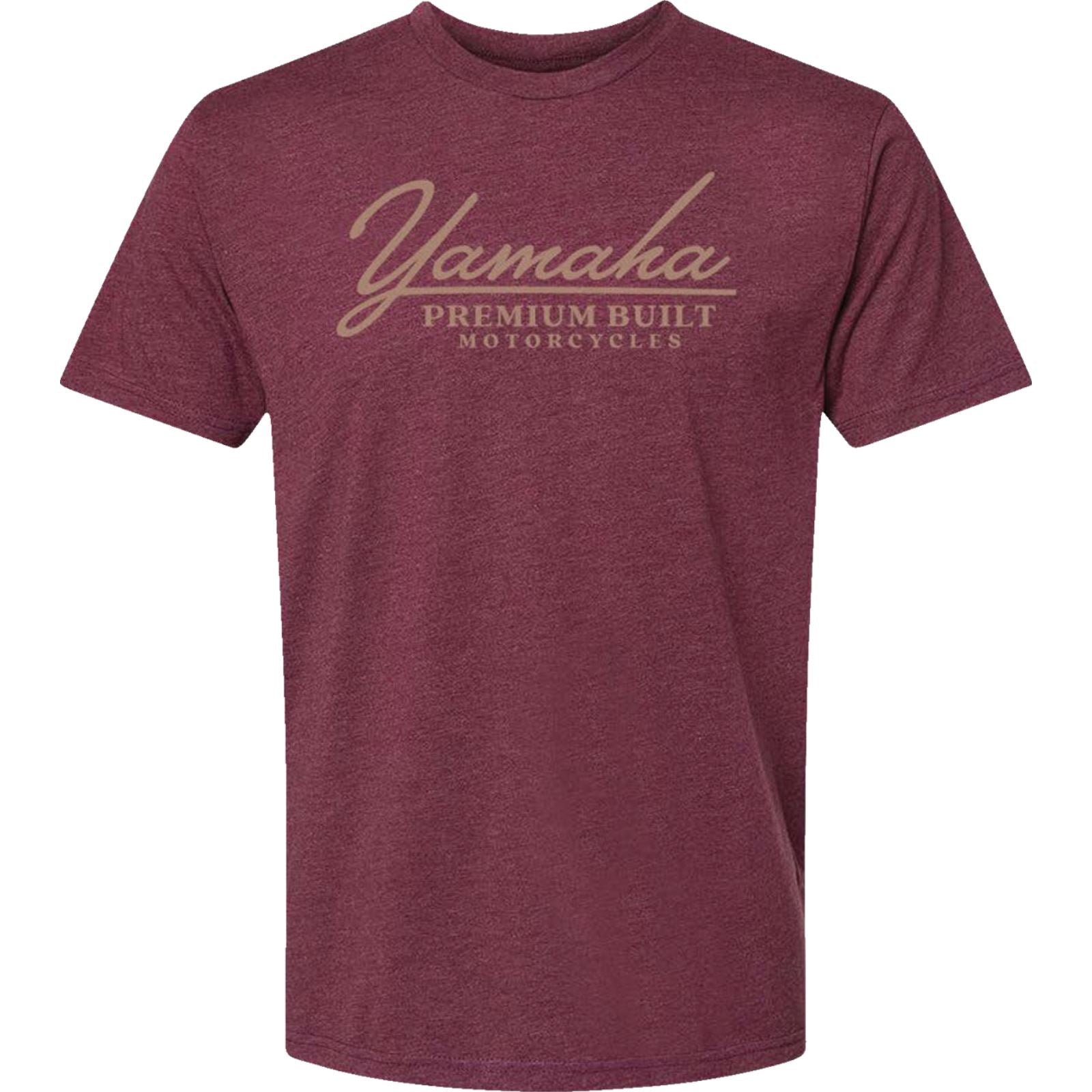Yamaha Racing Premium Built T-Shirt - Maroon_1726857