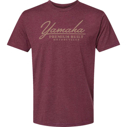Yamaha Racing Premium Built T-Shirt - Maroon_1726857