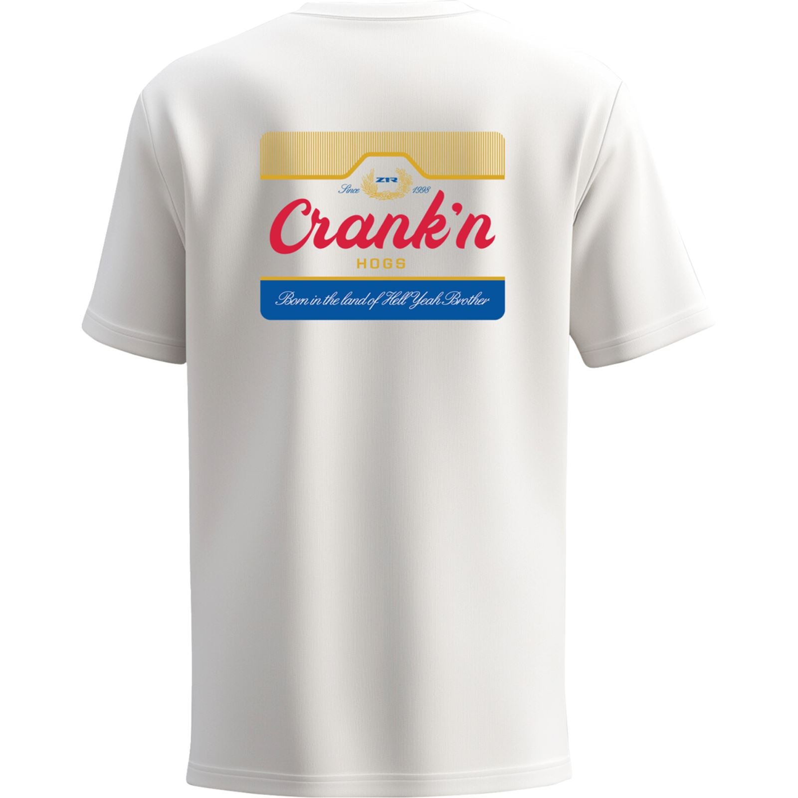 Z1R Hogs Crank'n T-Shirt - White_1726923