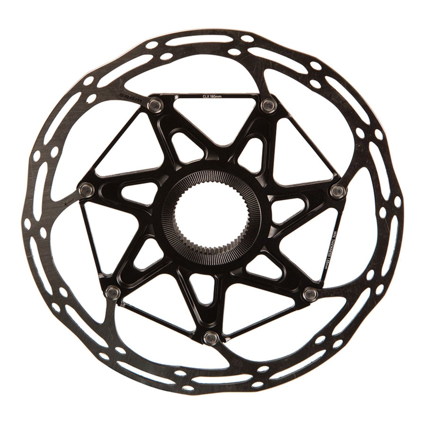 SRAM CenterLine X Disc Brake Rotor - 180mm, Center Lock, 1.85mm, Includes External Tooled Lockring [MPN: 00.5018.037.036]_1727046