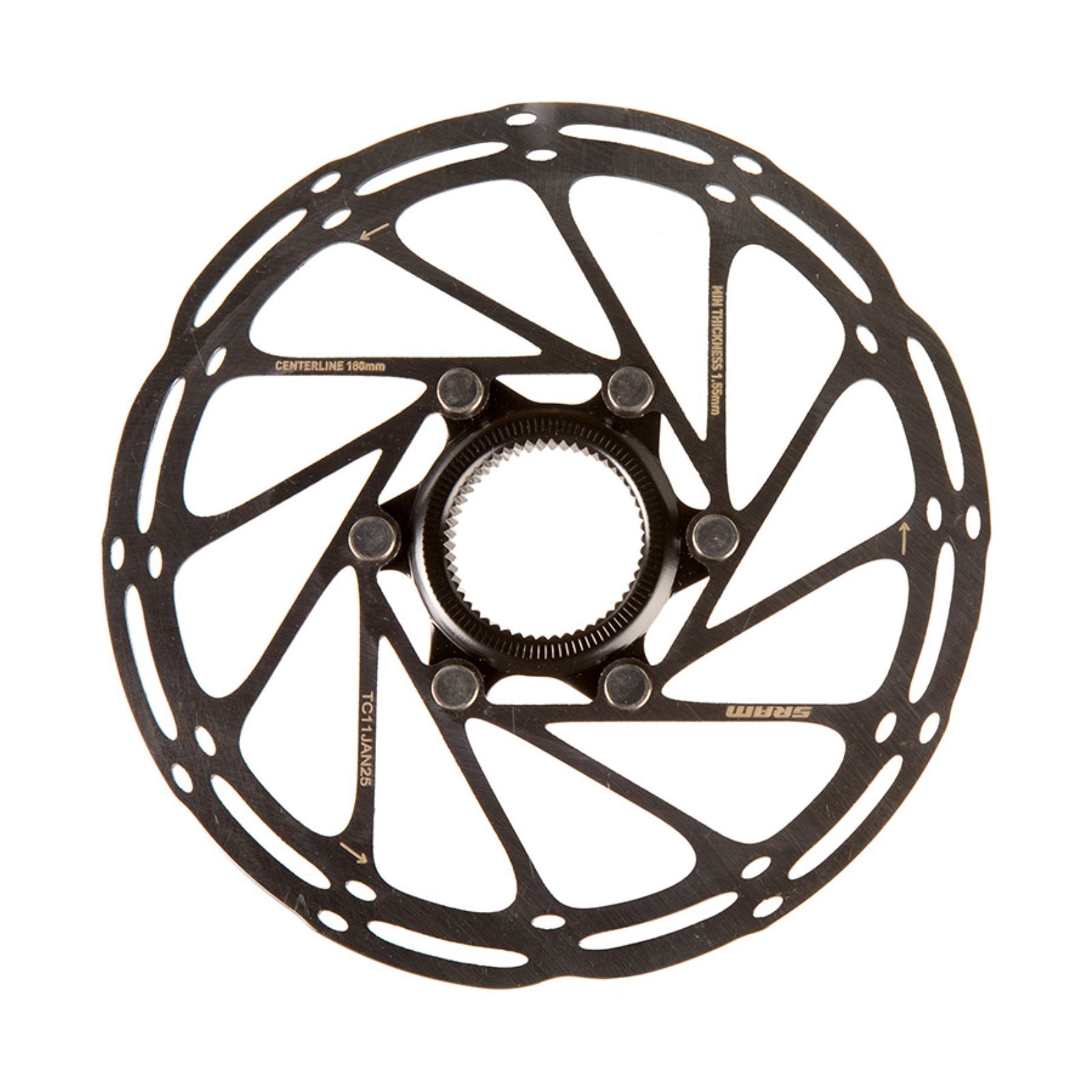 SRAM CenterLine Disc Brake Rotor - 160mm, Center Lock, 1.85mm, Includes Internal Tooled Lockring [MPN: 00.5018.037.037]_1727056