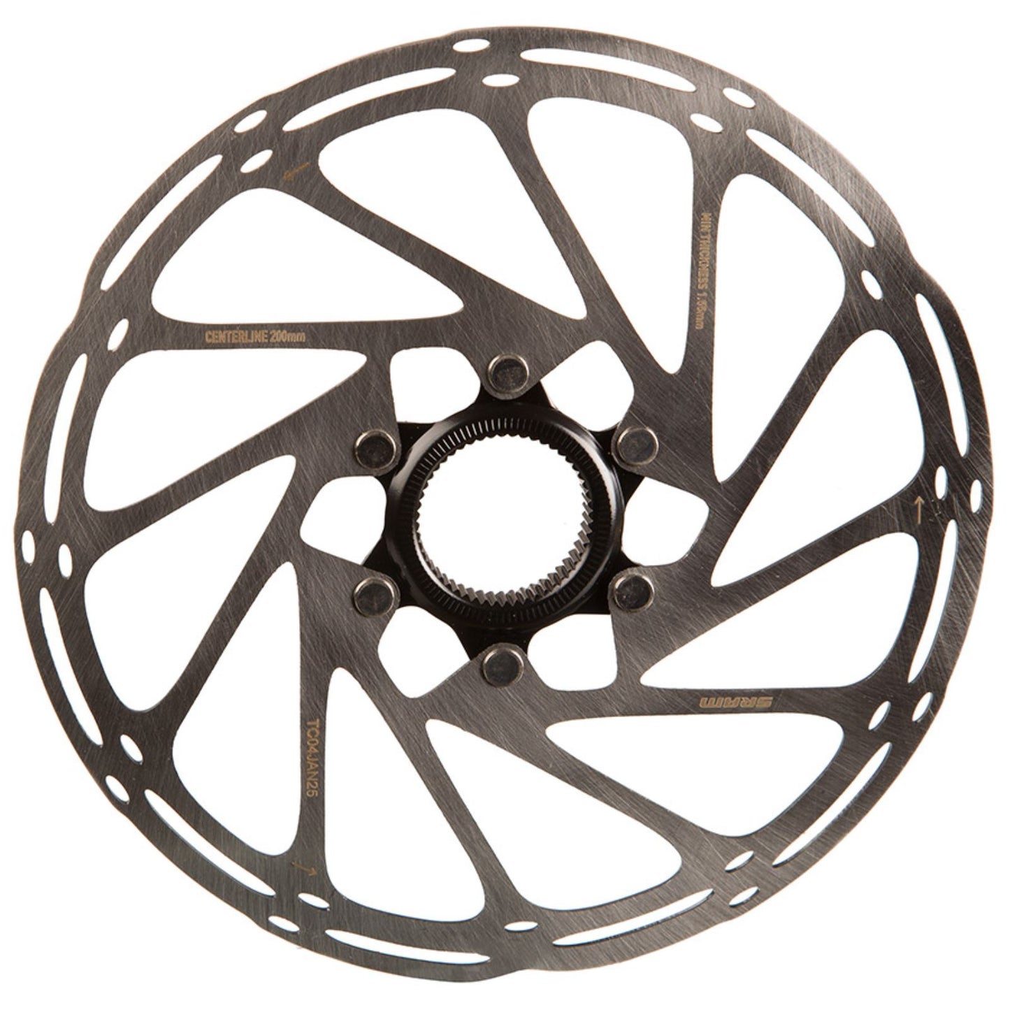 SRAM CenterLine Disc Brake Rotor - 200mm, Center Lock, 2.0mm, Includes External Tooled Lockring [MPN: 00.5018.037.039]_1727043