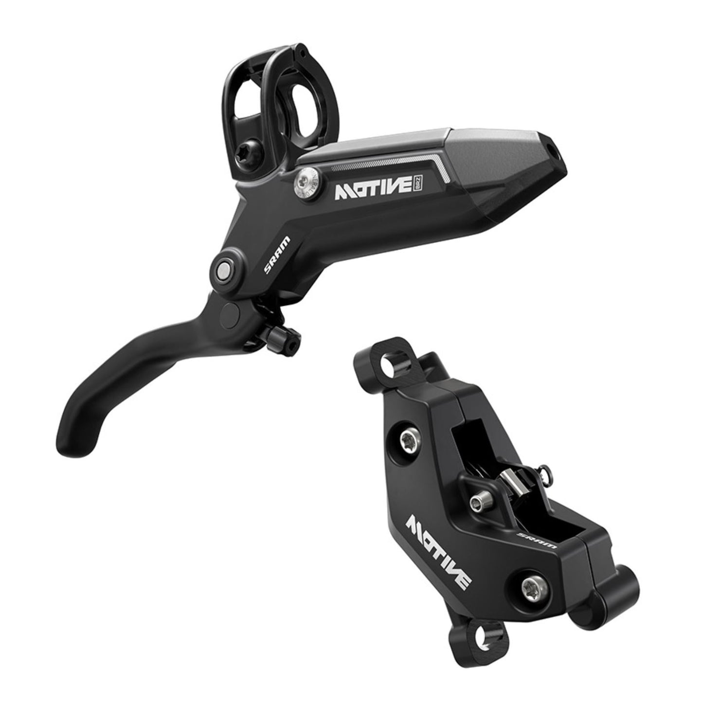 SRAM Motive Bronze Disc Brake and Lever - Front, 950mm Hose, Post Mount, 4-Piston, Aluminum Lever, Diffusion Black, A1 [MPN: 00.5018.244.000]_1727052