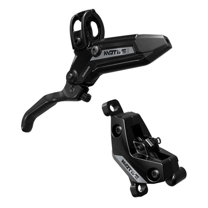 SRAM Motive Silver Disc Brake and Lever - Rear or Front, 2000mm Hose, Post Mount, 4-Piston, Aluminum Lever, Black, A1 [MPN: 00.5018.245.001]_1727113