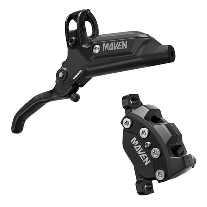 SRAM Maven Base Disc Brake and Lever - Rear or Front, 2000mm Hose, Post Mount, 4-Piston, Aluminum Lever, SS Hardware, Diffusion Black, A1 [MPN: 00.5018.241.001]_1727116
