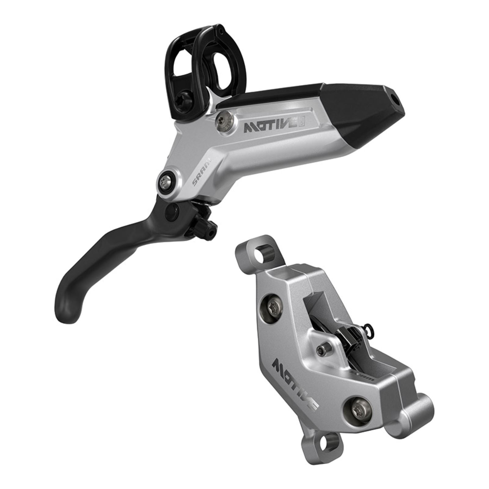 SRAM Motive Ultimate Disc Brake and Lever - Rear or Front, 2000mm Hose, Post Mount, 4-Piston, Alum Lever Body, Carbon Blade, Blk/Sil, A1 [MPN: 00.5018.246.001]_1727126