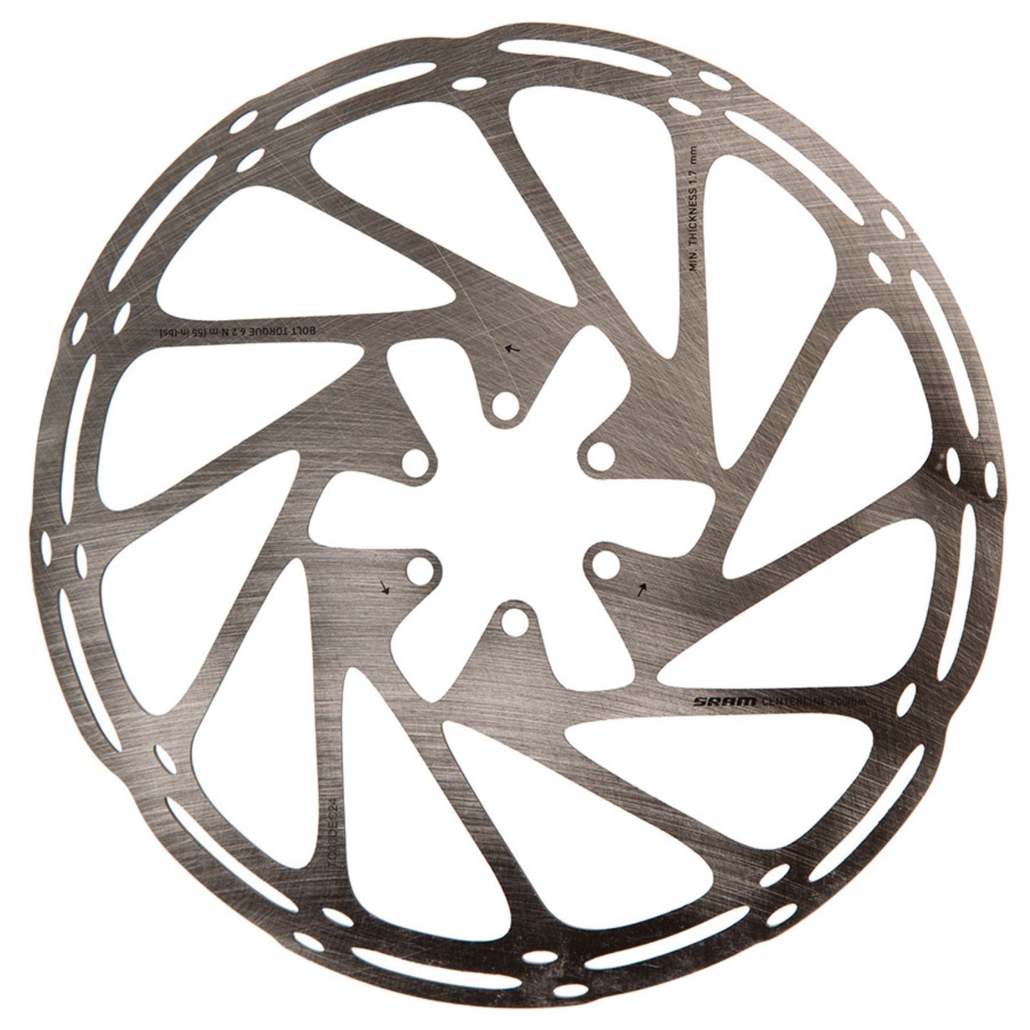 SRAM CenterLine Disc Brake Rotor - 200mm, 6-Bolt, 2.0mm [MPN: 00.5018.037.033]_1727104