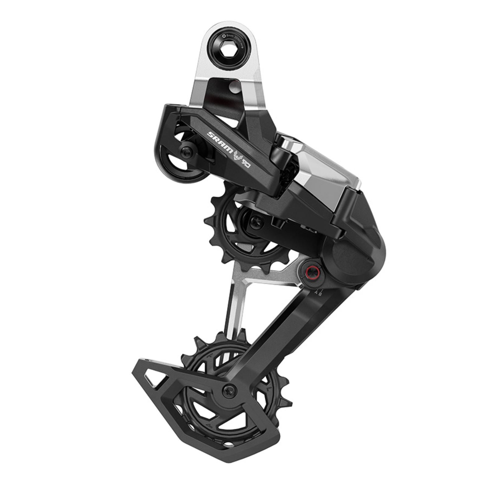 SRAM Eagle 90 T-Type Rear Derailleur - 12-Speed, Long Cage, 52t Max, Full Mount, Aluminum Cage, Black/Silver [MPN: 00.7518.188.000]_1727166