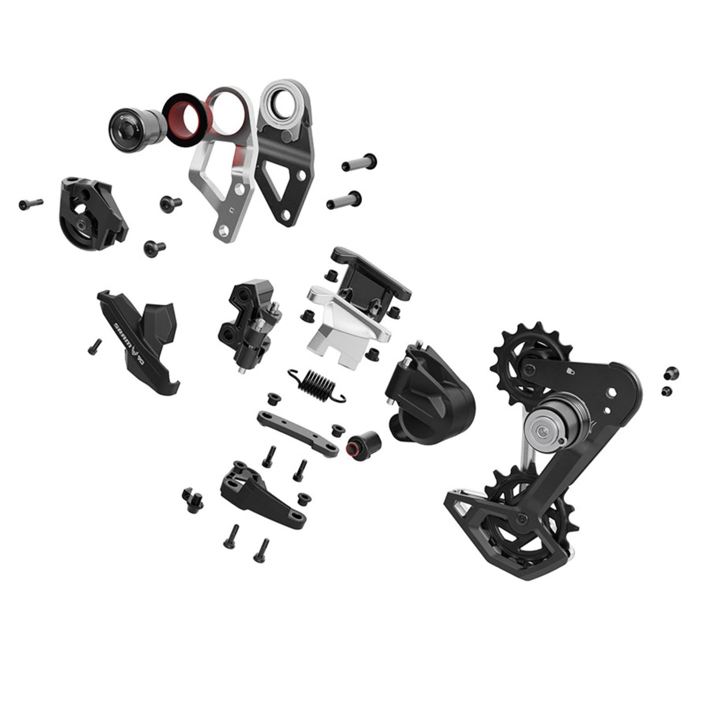 SRAM Eagle 90 T-Type Rear Derailleur - 12-Speed, Long Cage, 52t Max, Full Mount, Aluminum Cage, Black/Silver [MPN: 00.7518.188.000]_1727167