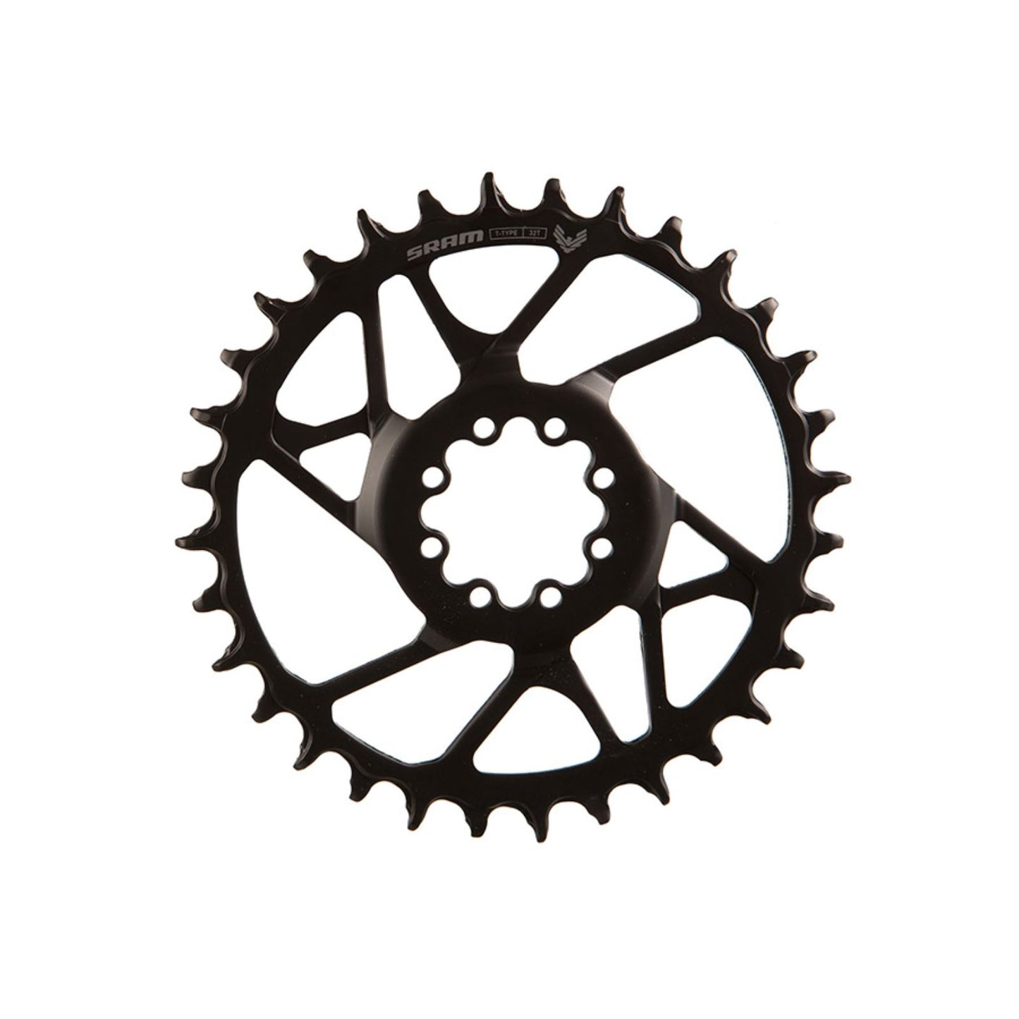 SRAM S1000 Eagle T-Type Direct Mount Chainring - 32t, 12-Speed, 8-Bolt Direct Mount, 3mm Offset, Steel, Black [MPN: 11.6218.071.001]_1727190