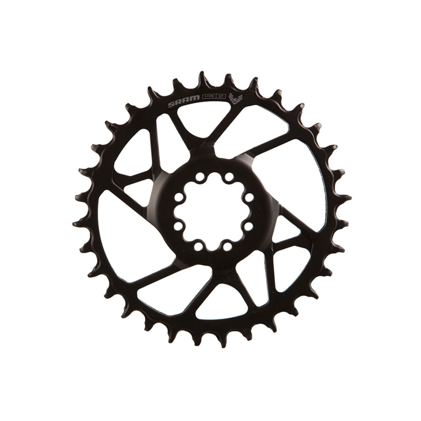SRAM S1000 Eagle T-Type Direct Mount Chainring - 32t, 12-Speed, 8-Bolt Direct Mount, 3mm Offset, Steel, Black [MPN: 11.6218.071.001]_1727190