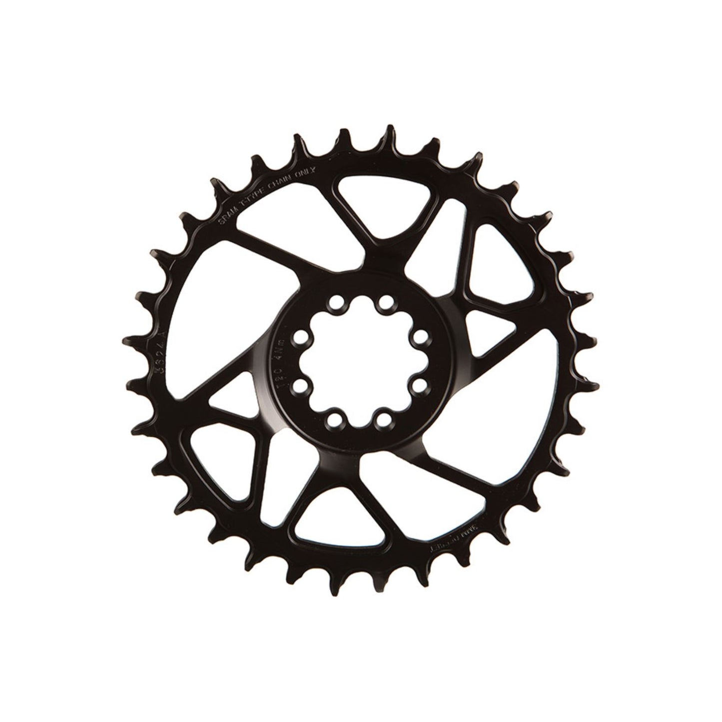 SRAM S1000 Eagle T-Type Direct Mount Chainring - 32t, 12-Speed, 8-Bolt Direct Mount, 3mm Offset, Steel, Black [MPN: 11.6218.071.001]_1727191