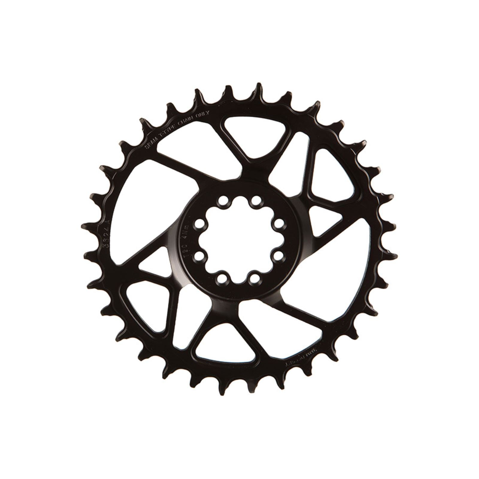 SRAM S1000 Eagle T-Type Direct Mount Chainring - 32t, 12-Speed, 8-Bolt Direct Mount, 3mm Offset, Steel, Black [MPN: 11.6218.071.001]_1727191