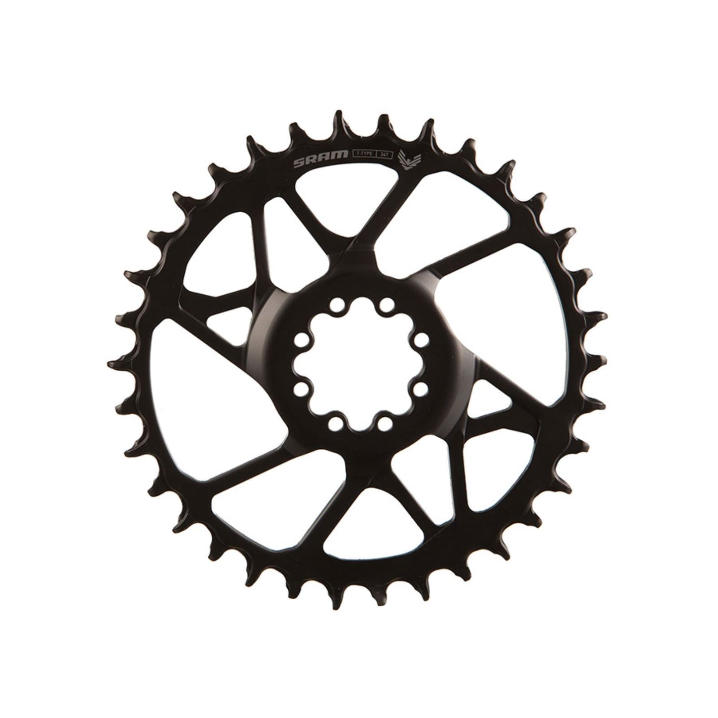 SRAM S1000 Eagle T-Type Direct Mount Chainring - 34t, 12-Speed, 8-Bolt Direct Mount, 3mm Offset, Steel, Black [MPN: 11.6218.071.002]_1727193