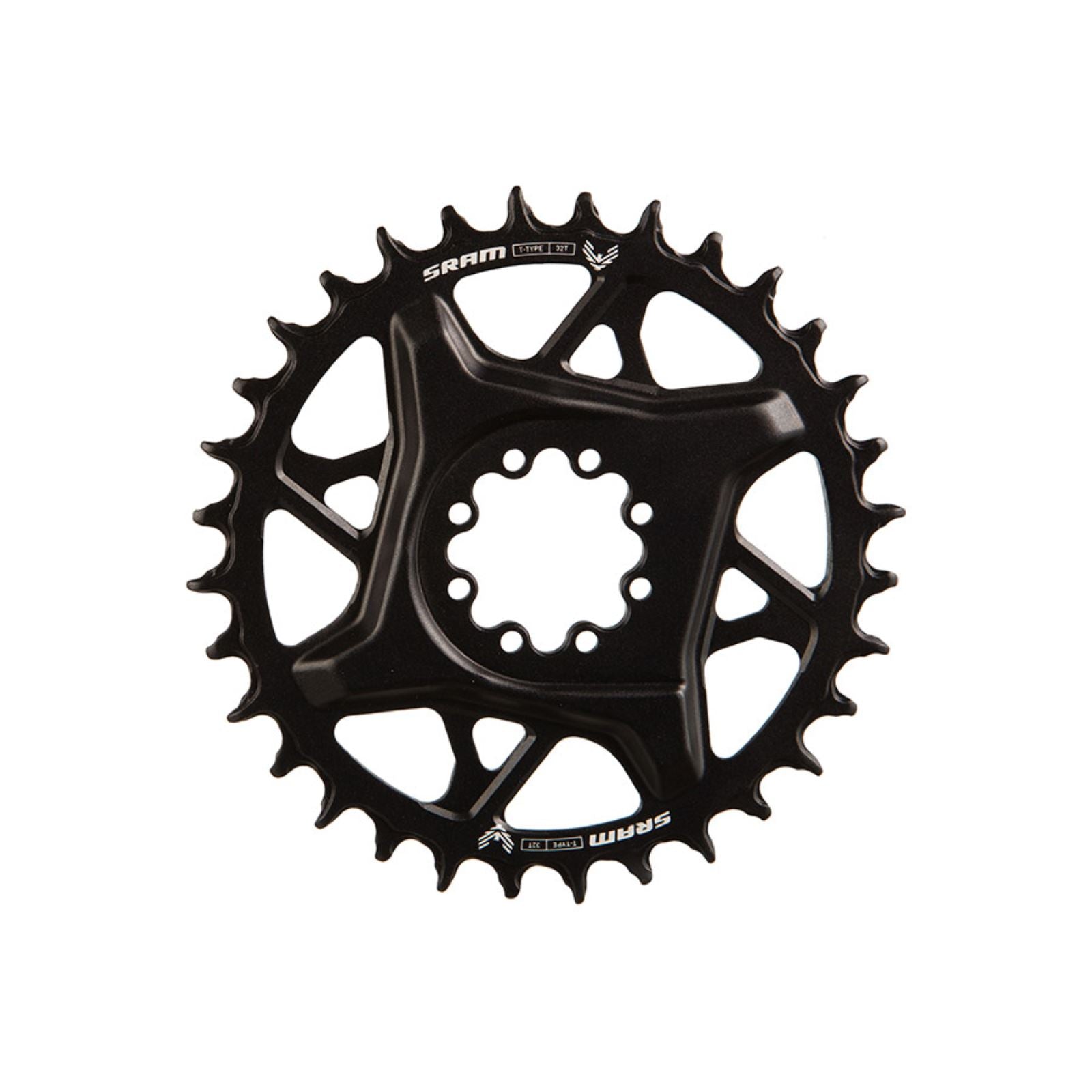 SRAM S1000 Eagle T-Type Direct Mount Chainring - 32t, 12-Speed, 8-Bolt Direct Mount, 3mm Offset, Aluminum, Black [MPN: 11.6218.071.004]_1727197