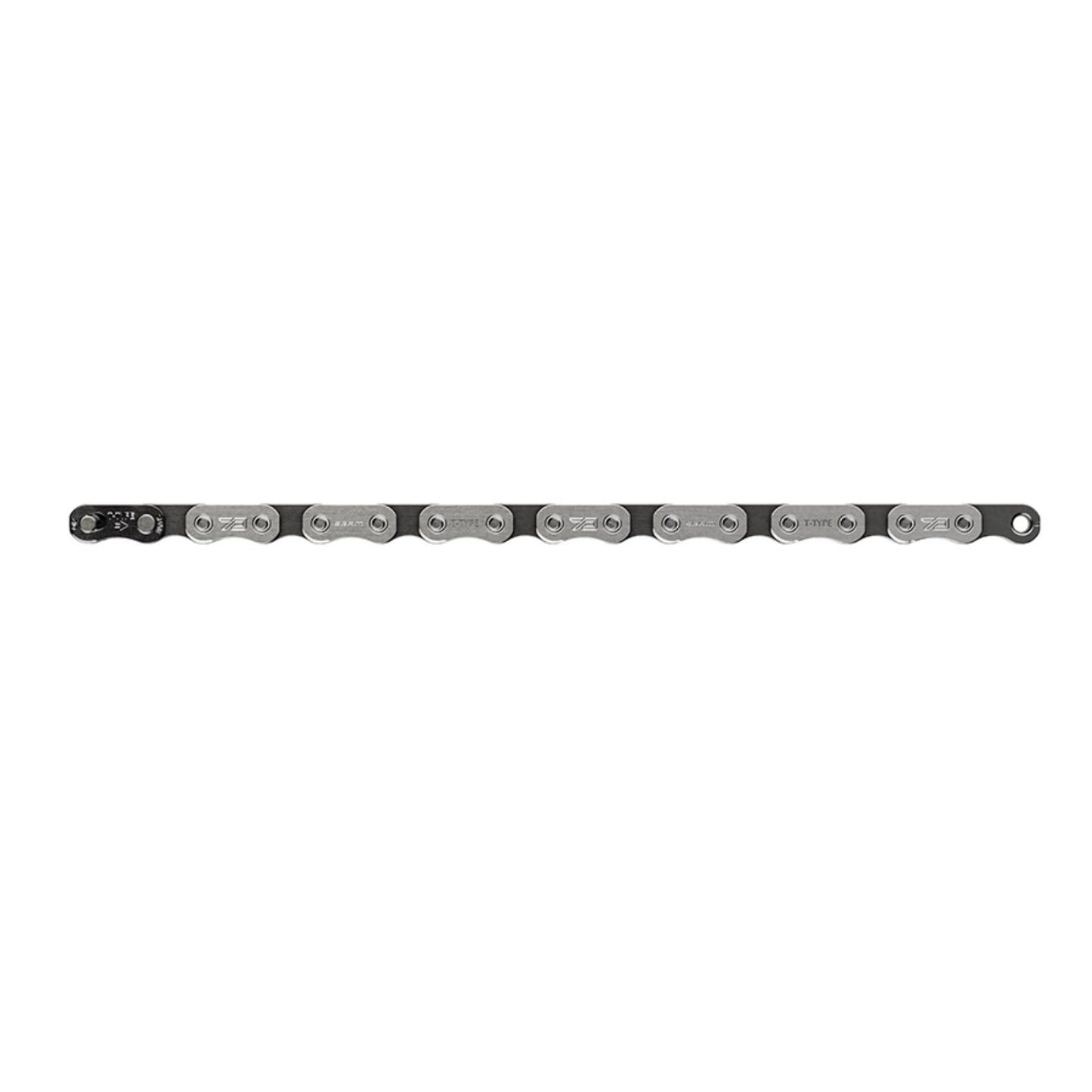 SRAM Eagle 70 T-Type Flattop Chain - 12-Speed, 126 Links, Solid Pin, Includes PowerLock Connector, Silver/Black [MPN: 00.2518.067.011]_1727201