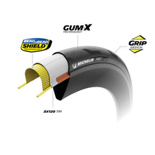 Michelin - Bicycle PRO5 TLR Road Tire 700x28C - GUM-X  Bead2Bead  3x120 - Tanwall 89812_1727225