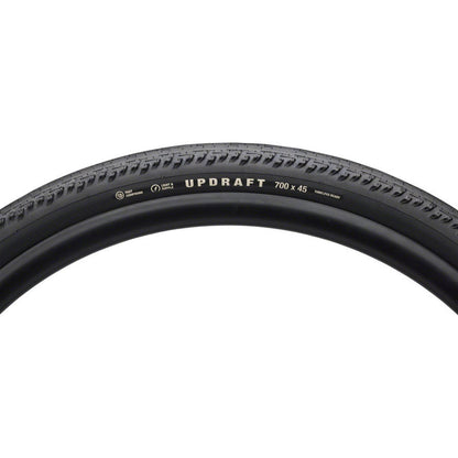 Teravail Updraft Tire - 700 x 45, Tubeless, Folding, Black, Light and Supple [MPN: 19-000540]_1932994