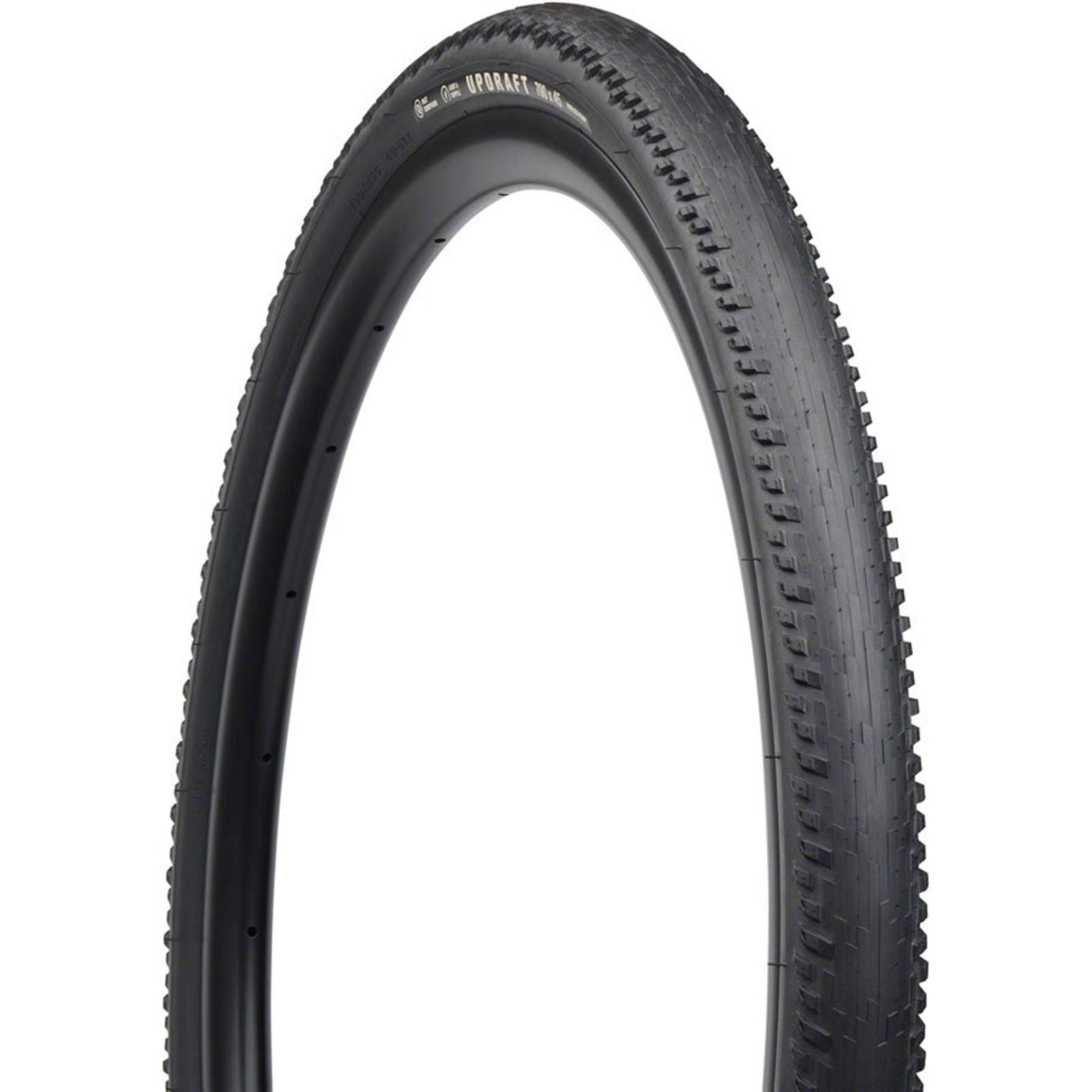 Teravail Updraft Tire - 700 x 45, Tubeless, Folding, Black, Durable [MPN: 19-000540]_1932996