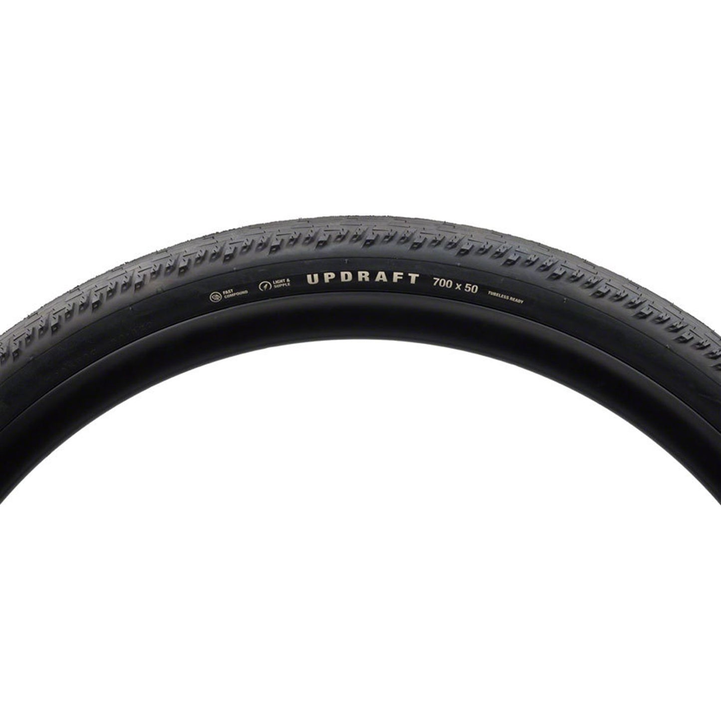 Teravail Updraft Tire - 700 x 50, Tubeless, Folding, Black, Durable [MPN: 19-000542]_1932964