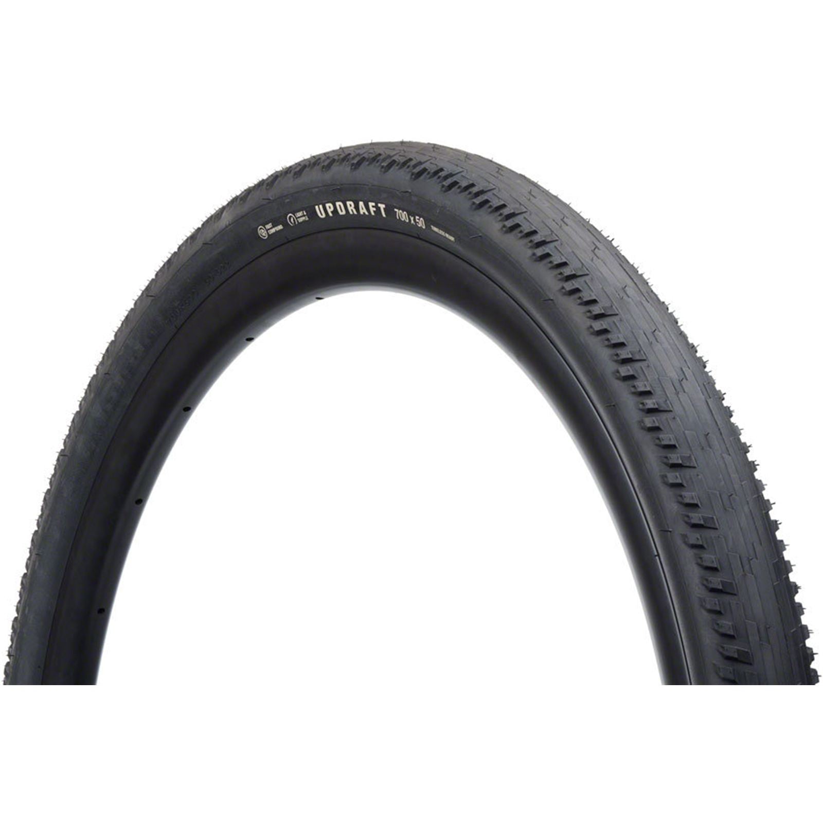 Teravail Updraft Tire - 700 x 50, Tubeless, Folding, Black, Durable [MPN: 19-000542]_1932965