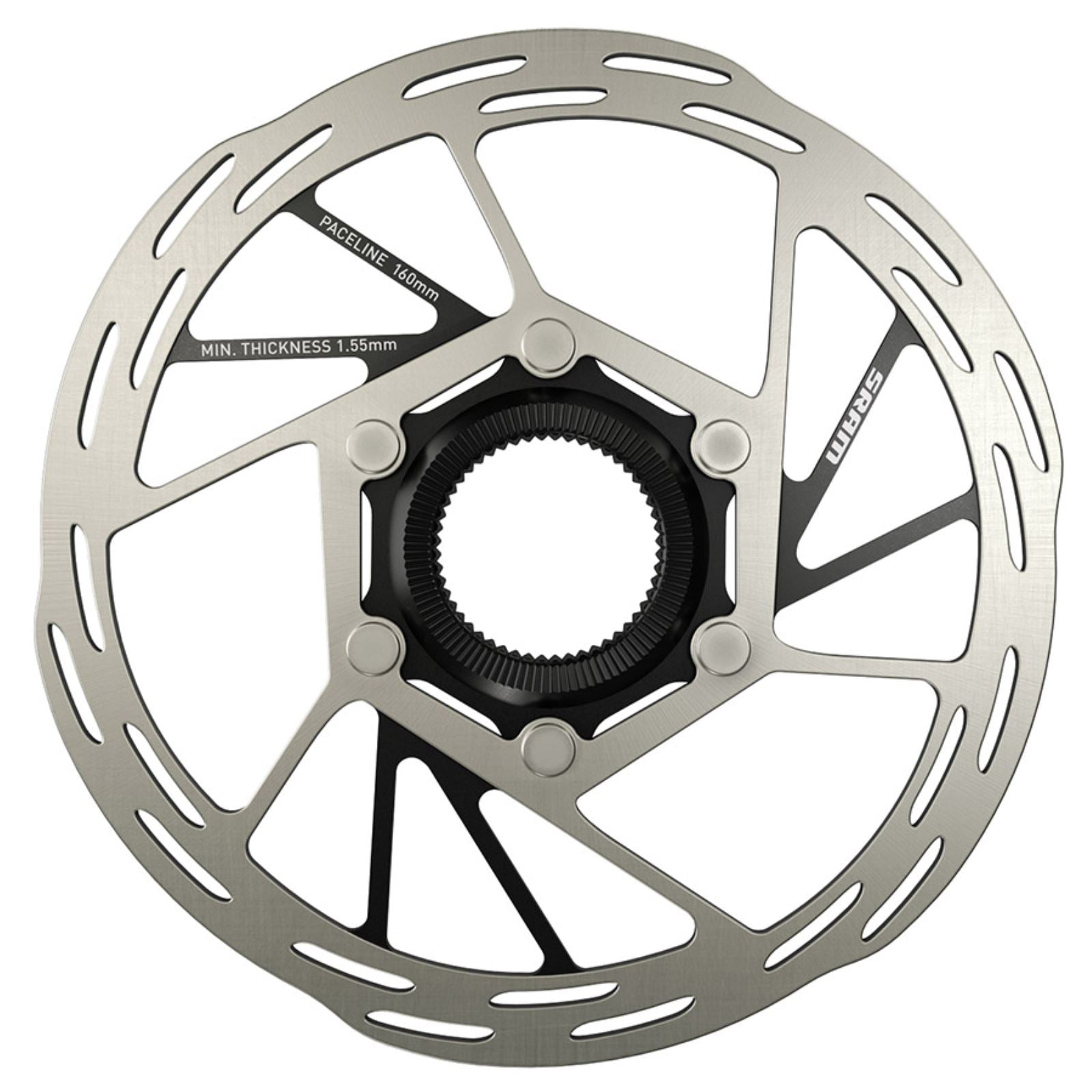 SRAM Paceline Disc Brake Rotor - 160mm - W/ Internal Tooled Lockring [MPN: 00.5018.248.001]_1775375