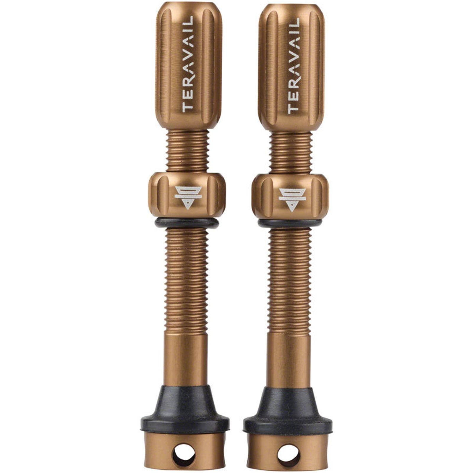 Teravail Alloy Tubeless Valves - Pair - 48mm - Matte Copper [MPN: 19-000178-A]_1926401