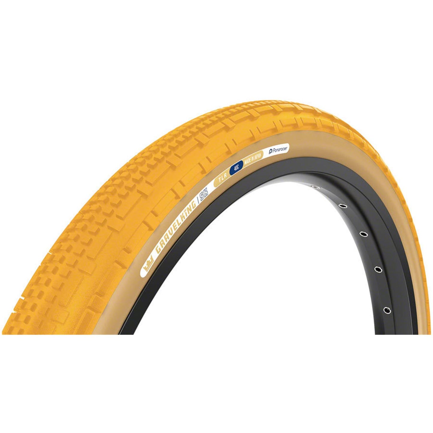 Panaracer GravelKing SK Tire 700x40, Tubeless, Folding, Honey Butter/Brown [MPN: F740-GKSK-HB-D2]_1933102