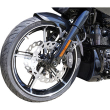 Arlen Ness Wheel with Hub/Adapter - Factory 24 - Front - Black/Contrast Cut - 21x3.5 [MPN: 91-654]_1731552