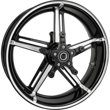 Arlen Ness Wheel with Hub/Adapter - Factory 24 - Front - Black/Contrast Cut - 21x5.5 [MPN: 91-655]_1732628