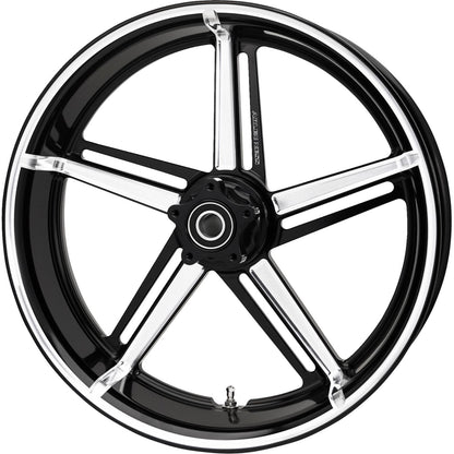 Arlen Ness Wheel - Factory 24 - Front - Black/Contrast Cut - 21x3.5 [MPN: 71-422]_1731660