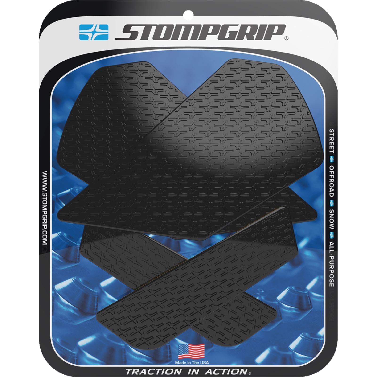 Stompgrip Traction Pad Tank Grips - Icon - Black for F 900 XR [MPN: 55-14-0175B]_1731791
