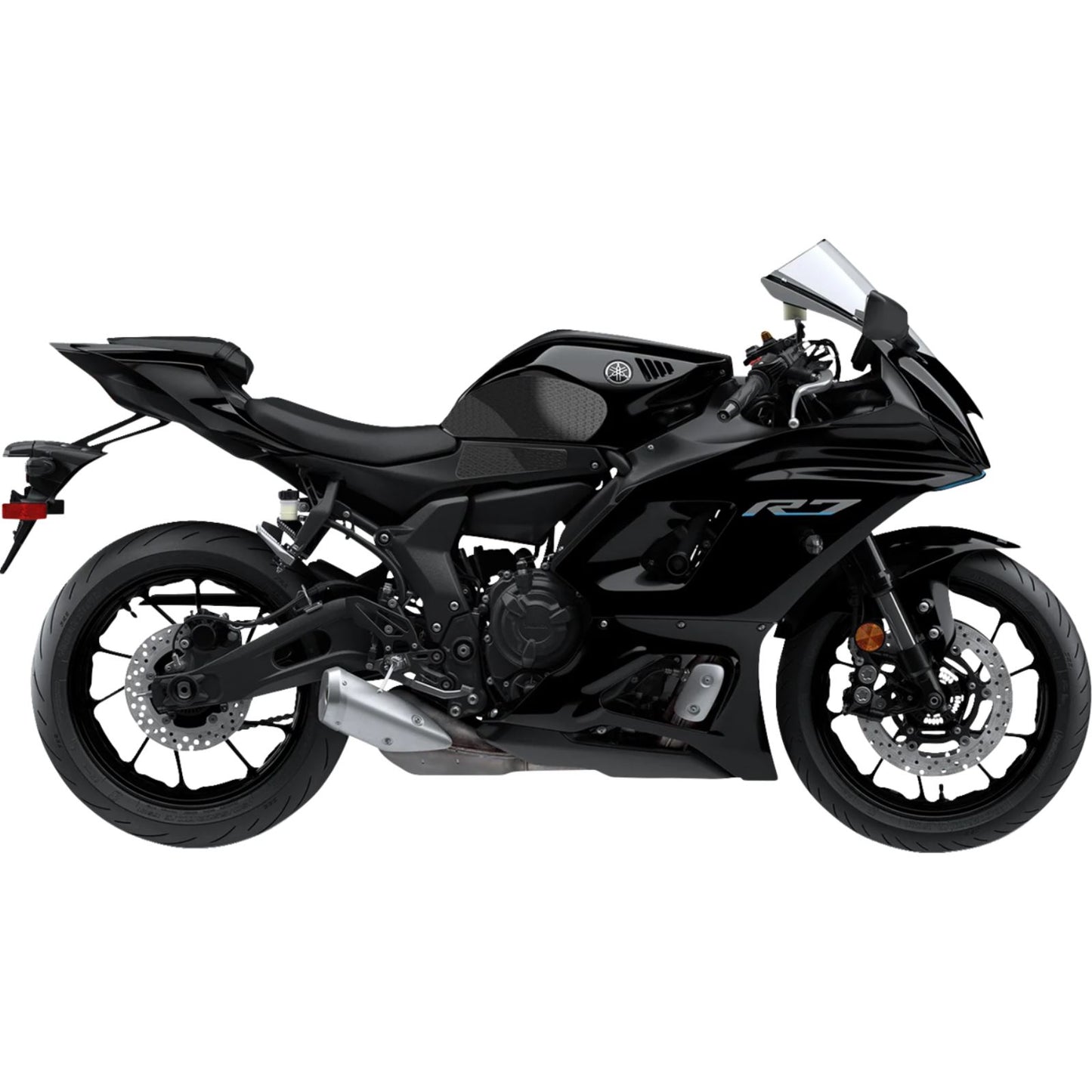 Stompgrip Traction Pad Tank Grips - Icon - Black for YZF-R7 [MPN: 55-14-0182B]_1731388